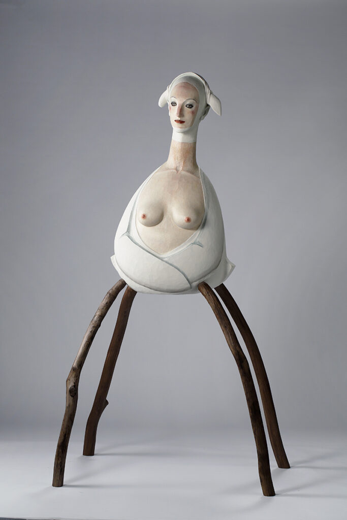 舟越桂《海にとどく⼿》画像