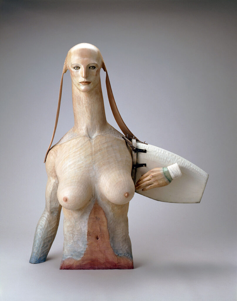 舟越桂《遠い⼿のスフィンクス》画像