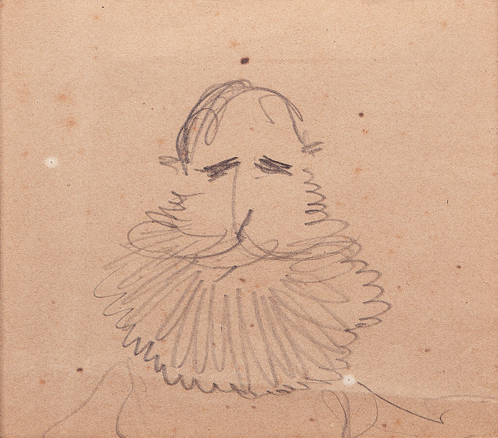 ロートレック《アルフォンス・ド・トゥールーズ= ロートレック伯爵の肖像》 画像