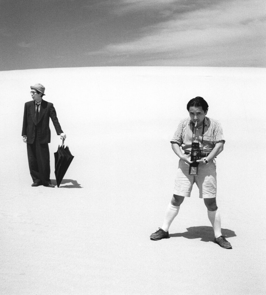 植田正治《土門拳と石津良介》画像