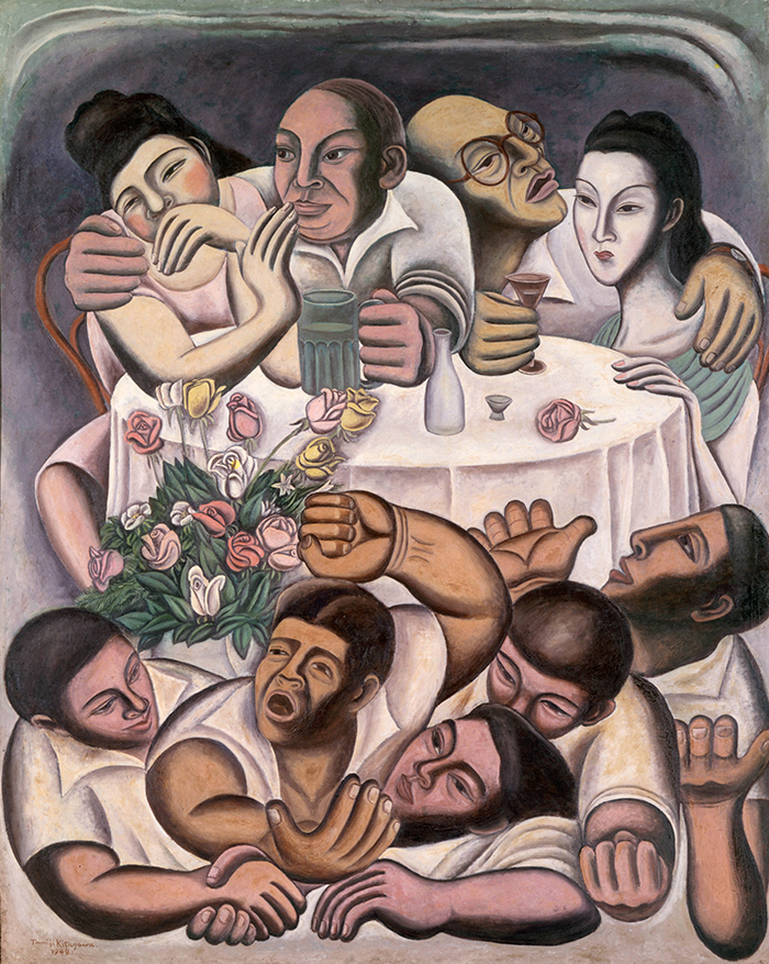 北川民次《雑草の如くⅡ》画像