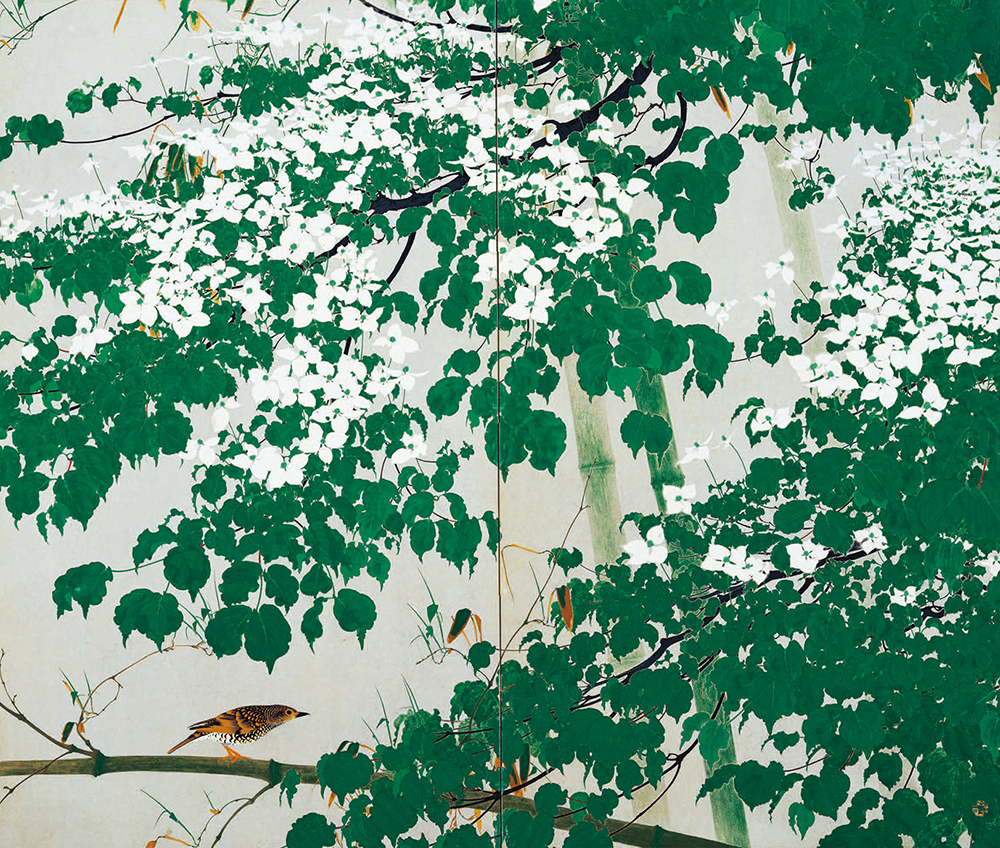 田中一村《白い花》画像