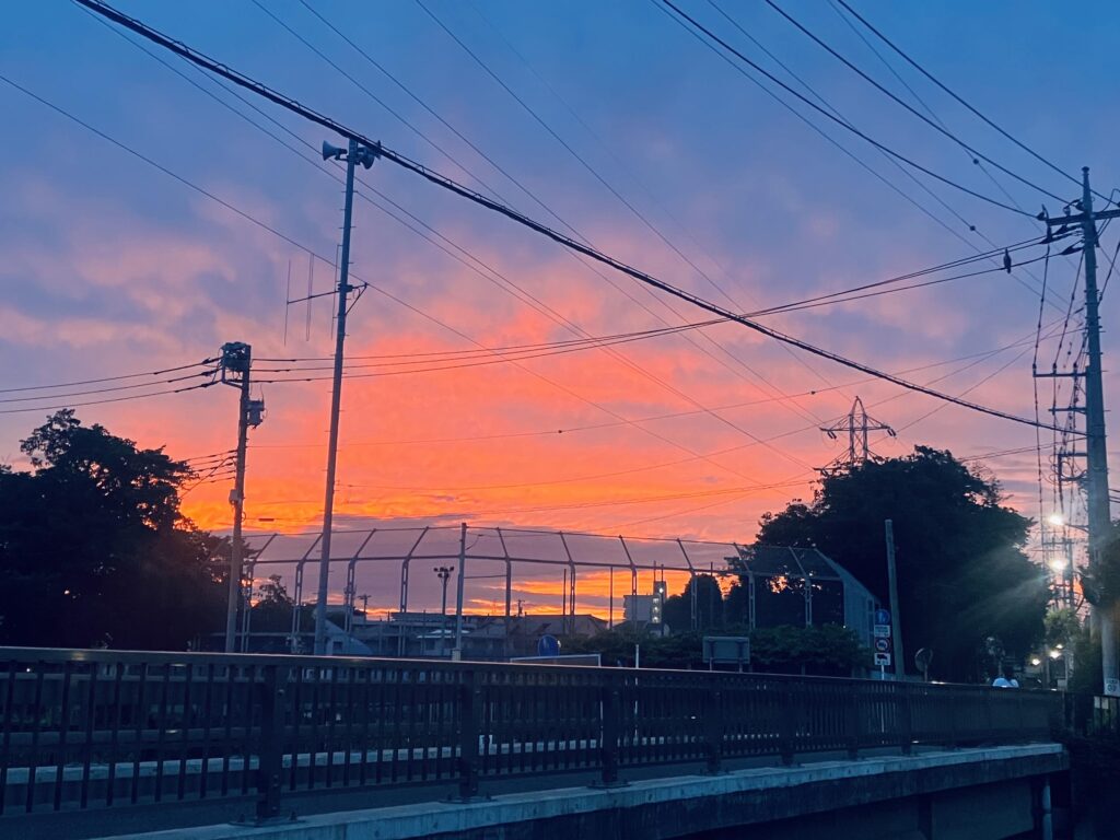 ある日の夏の夕暮れ 画像