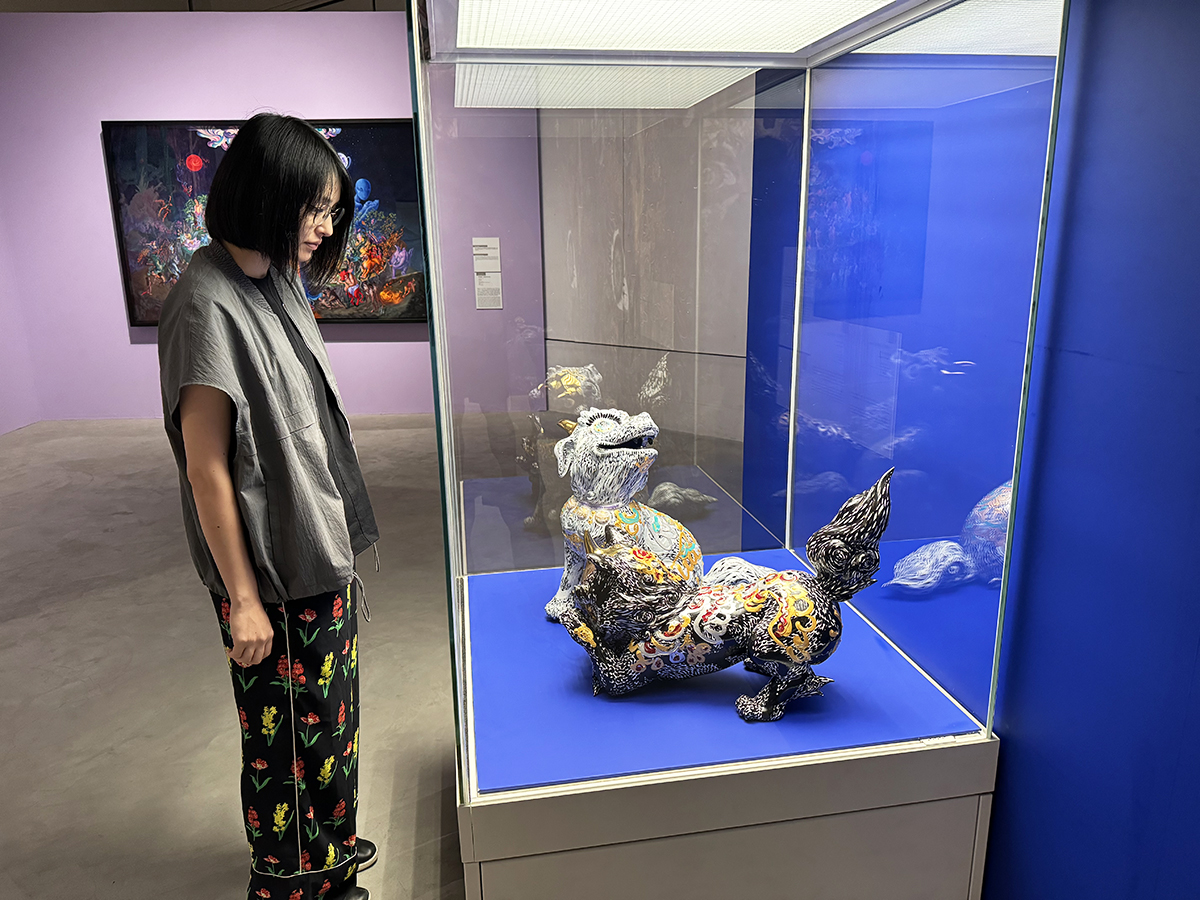 有田焼作品《⚪︎⚪︎⚪︎⚪︎⚪︎》と小松