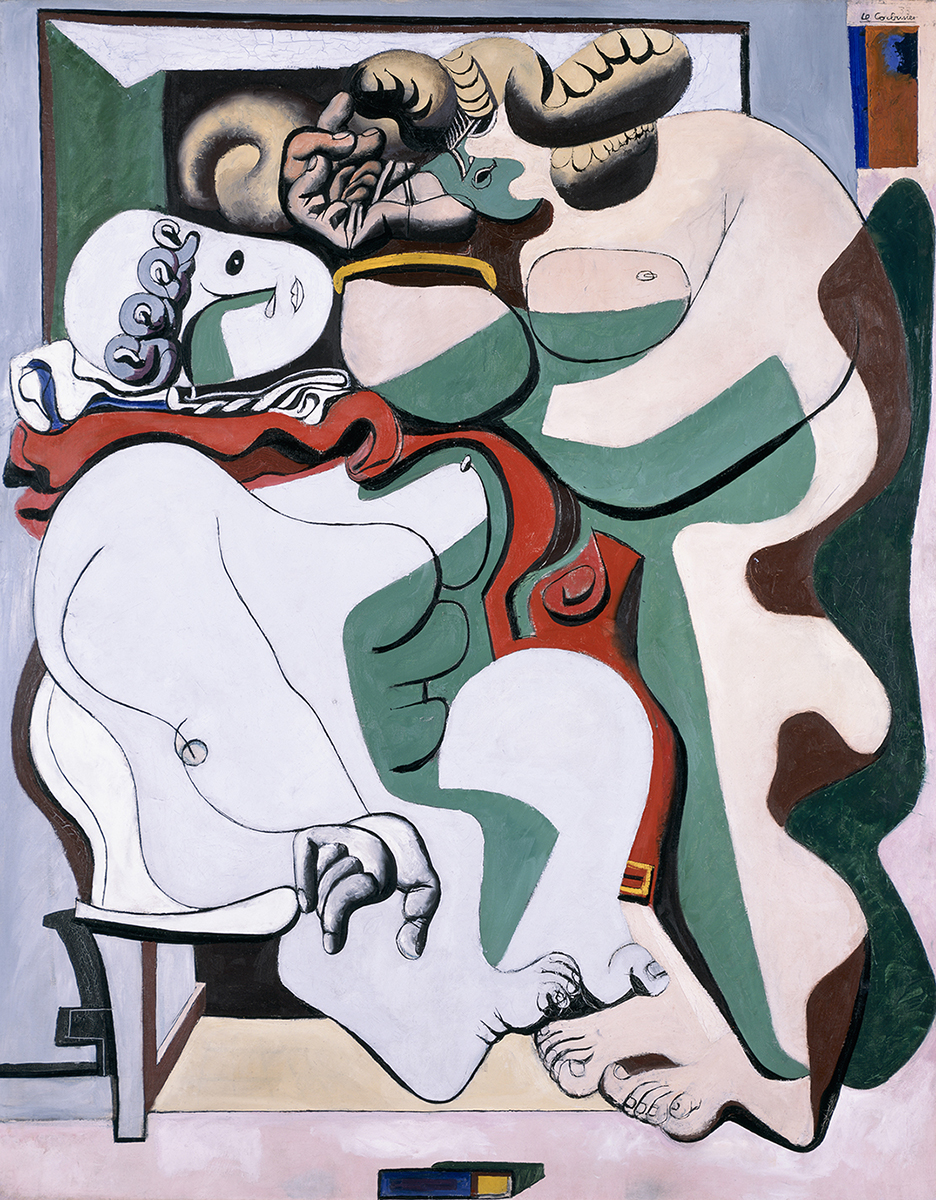 ル・コルビュジエ《マッチ箱と二人の女》画像