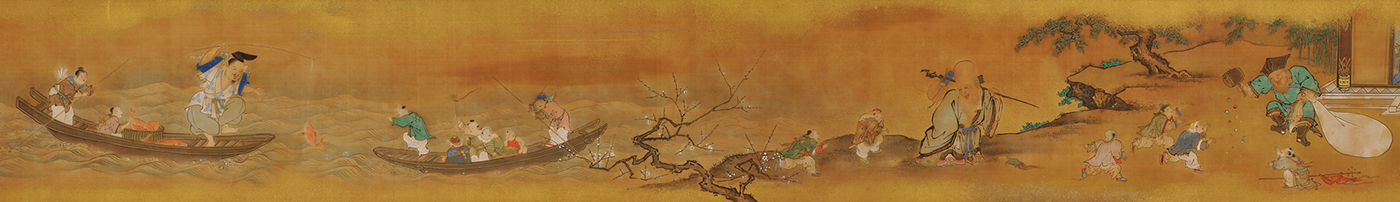 狩野常信《七福神図》画像