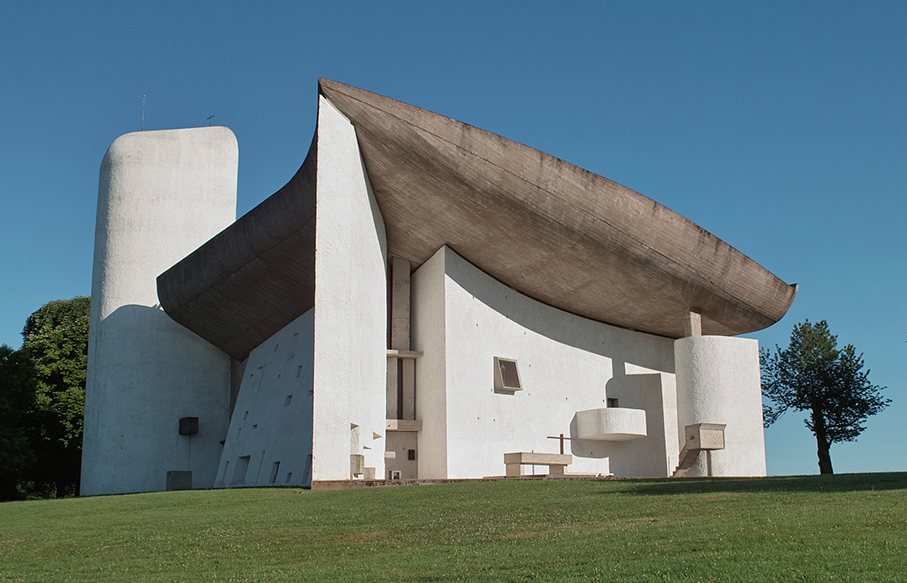 ロンシャンの礼拝堂（フランス、ロンシャン）画像