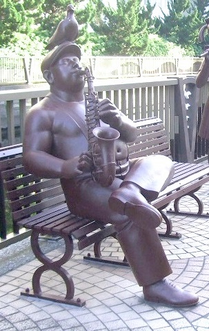 黒川晃彦「リバーサイド・トリオ」（部分、1992）