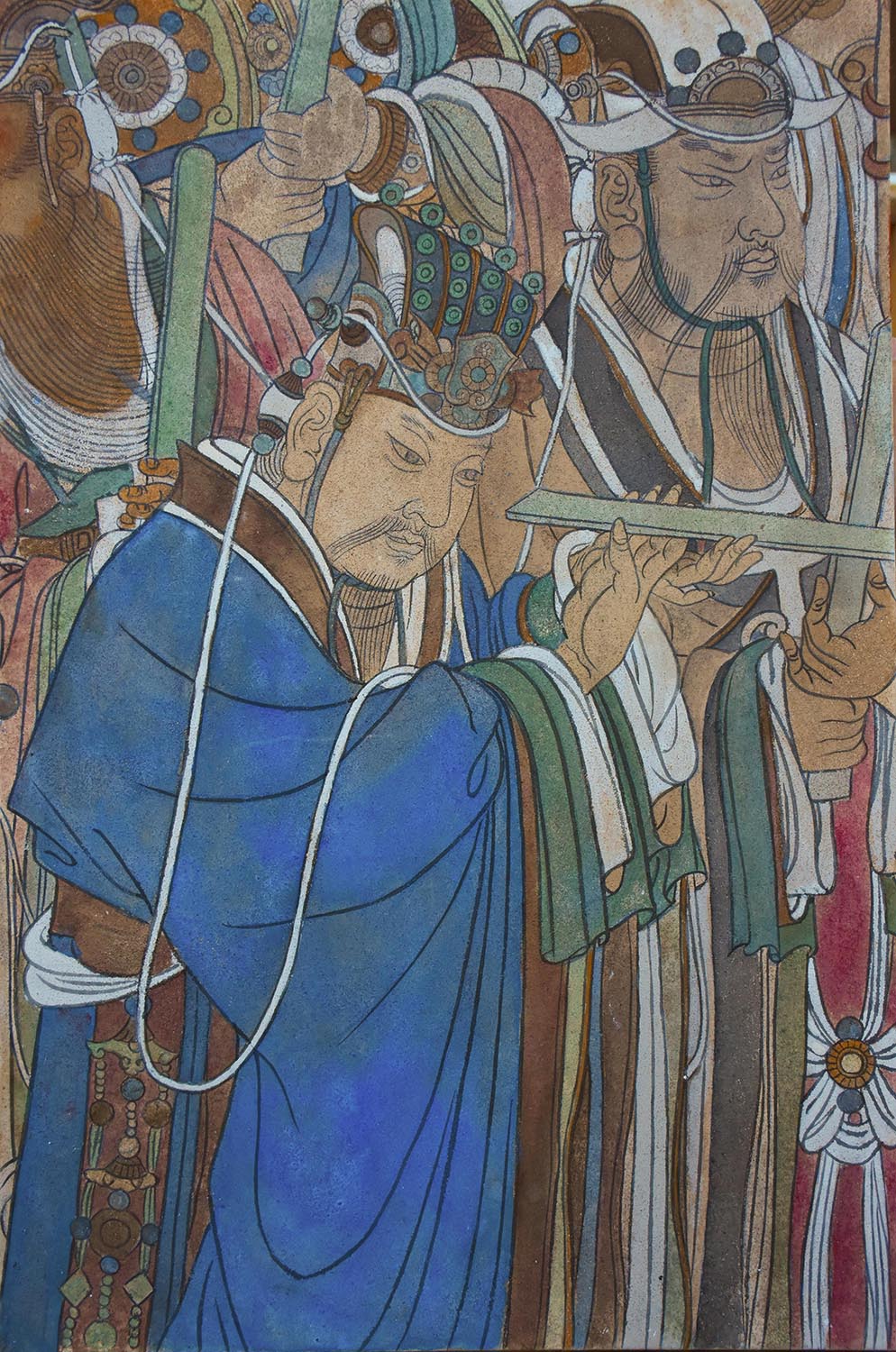 参考作品《中央民族大学在学時制作の壁画臨写》 2018年