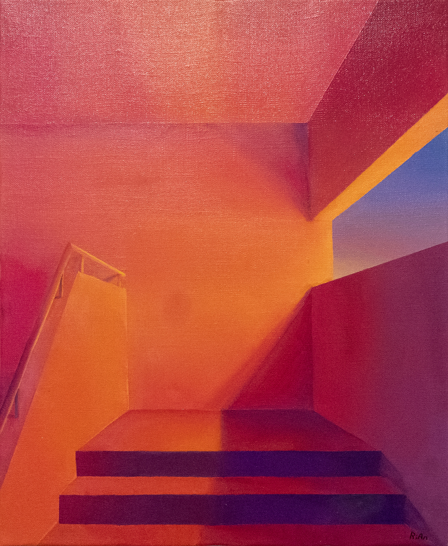 出展作品《Chapter 1》2024年 油彩/キャンバス 45.5×38.0cm