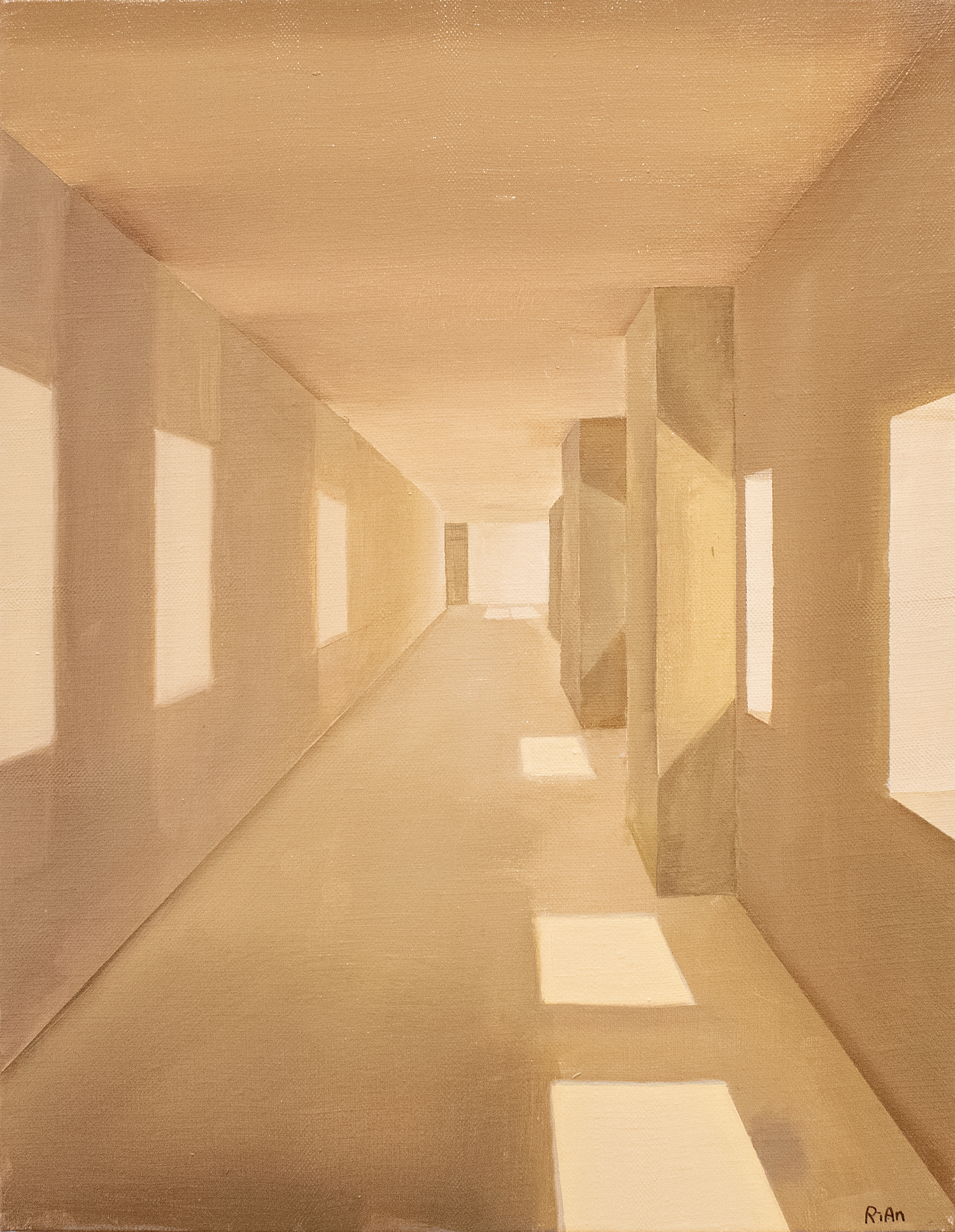 出展作品《Chapter 3》2024年 油彩/キャンバス 41.0×31.8cm