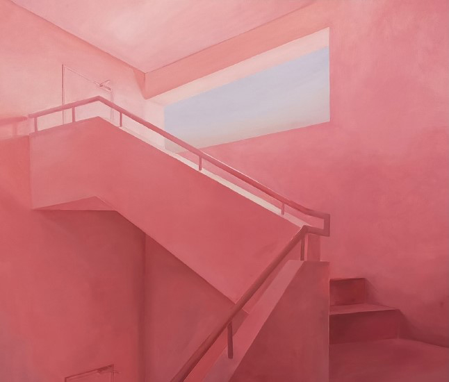 《Liminal Space》2023年 油彩/キャンバス 162.0×194.0cm