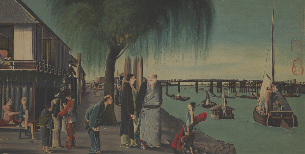 亜欧堂田善《両国図》画像