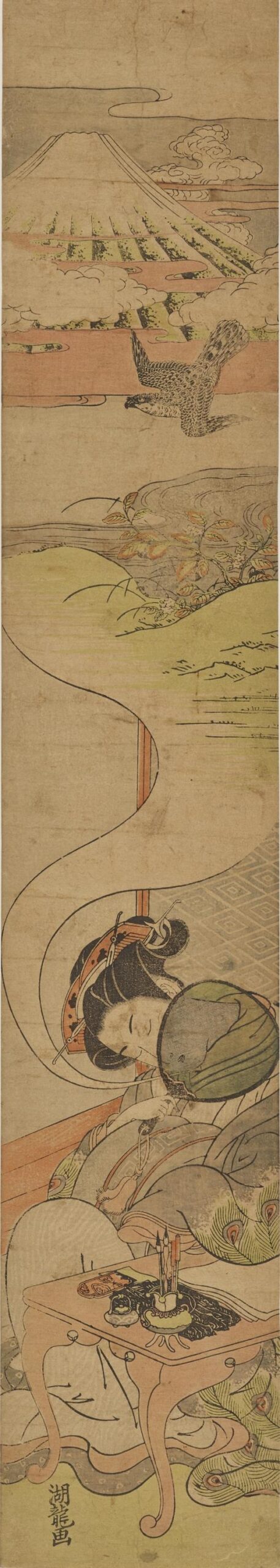 礒田湖龍斎《初夢》東京国立博物館