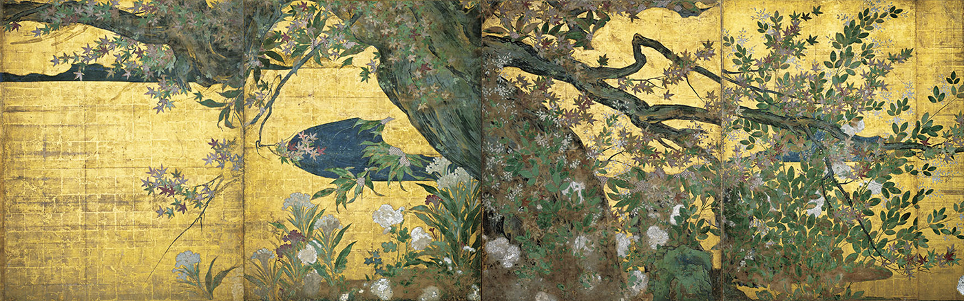 国宝 楓図 長谷川等伯筆