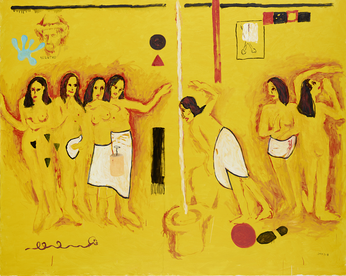 横尾忠則《連画の河、タヒチに》画像