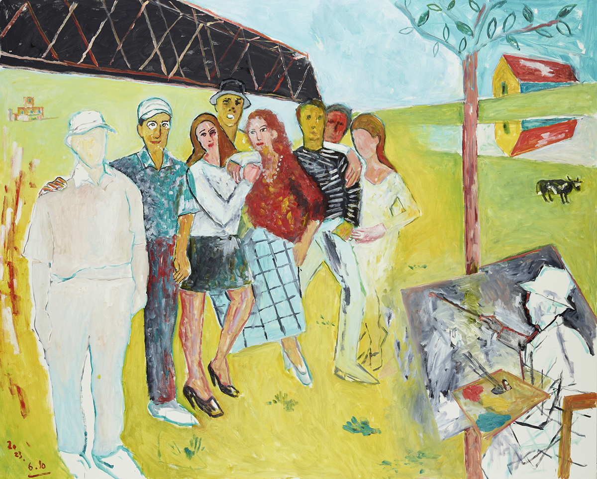 横尾忠則《連画の河を描く》画像