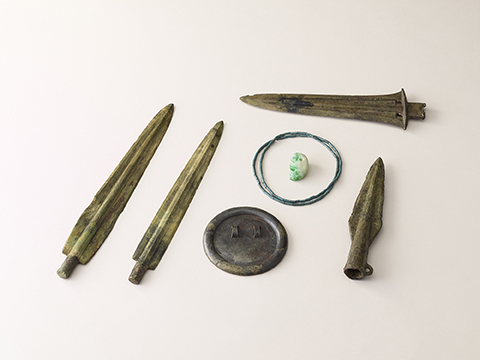 重要文化財　吉武高木遺跡　3号木棺墓出土品