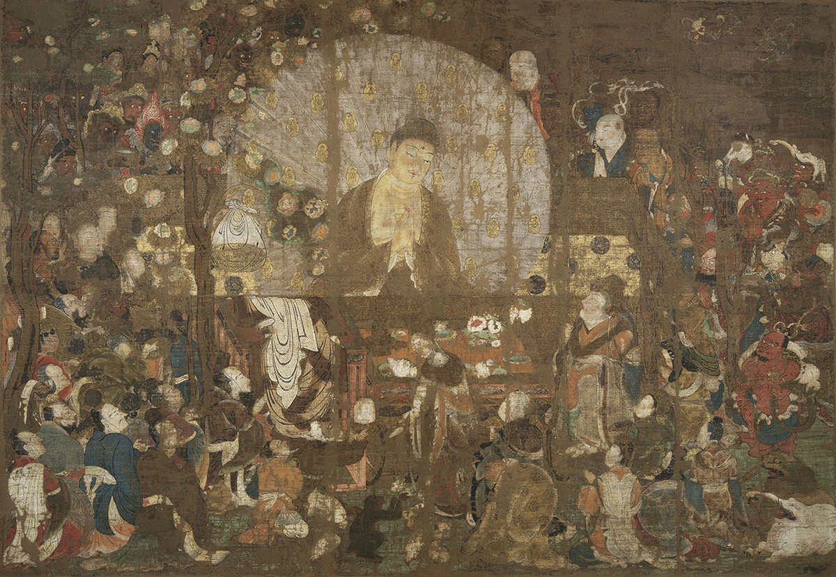 国宝 釈迦金棺出現図 画像