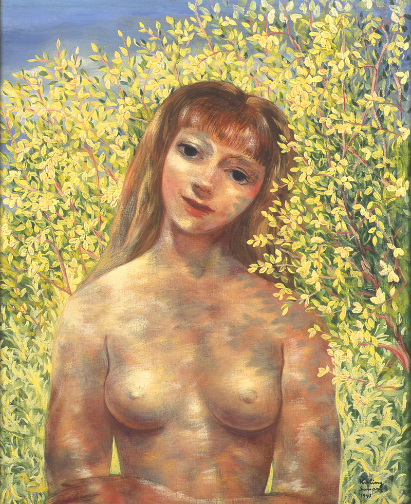 モイーズ・キスリング《庭園の裸婦》