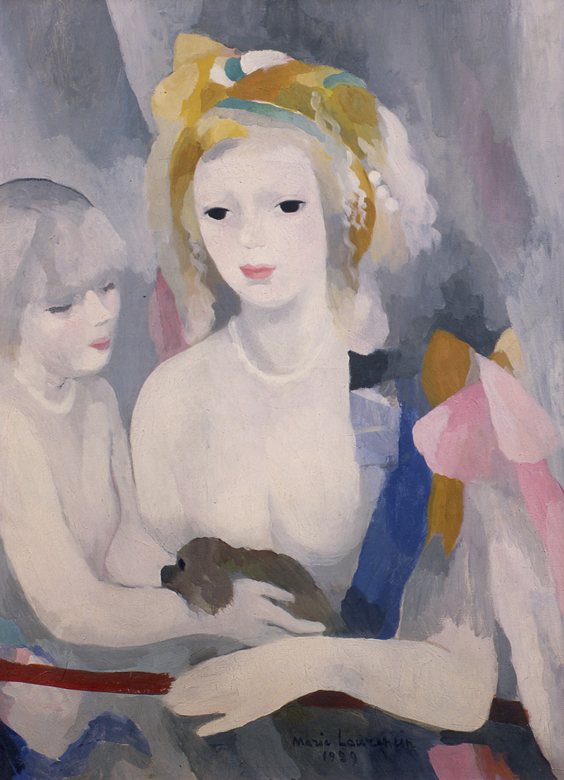 マリー・ローランサン《少女たち》