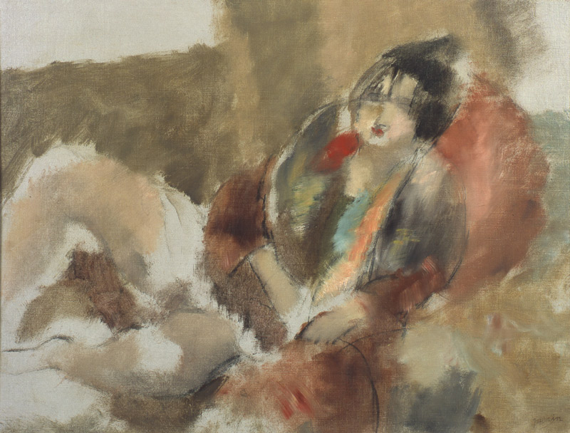 ジュール・パスキン《コートのマリネット》