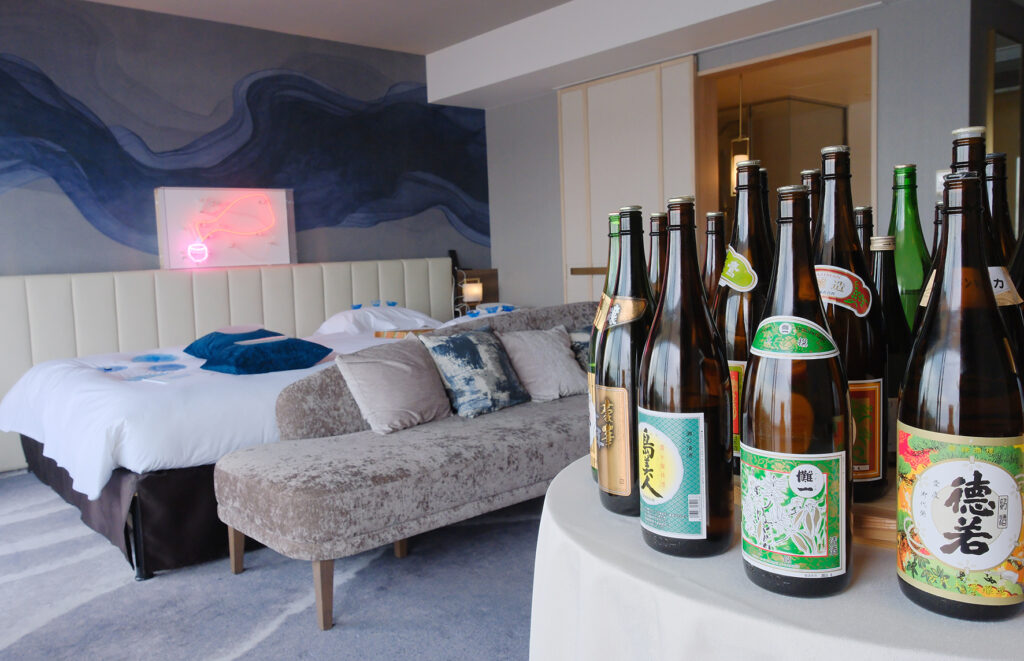 「Art meets SAKE」2024年ブース風景