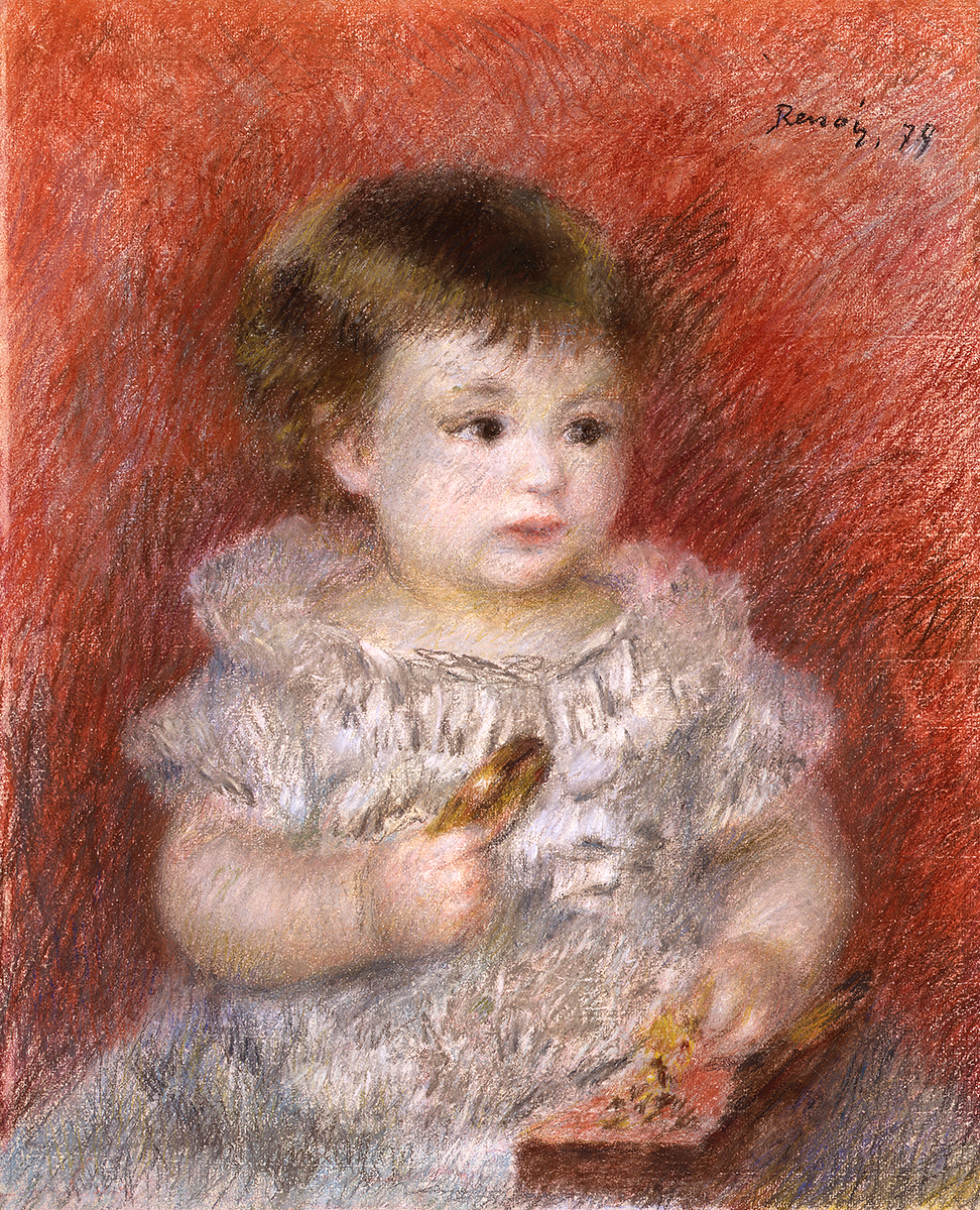 ルノワール《リュシアン・ドーデの肖像》画像