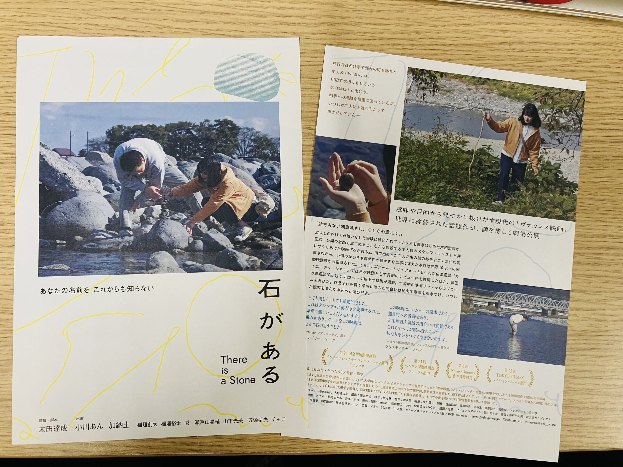 映画『石がある』フライヤー