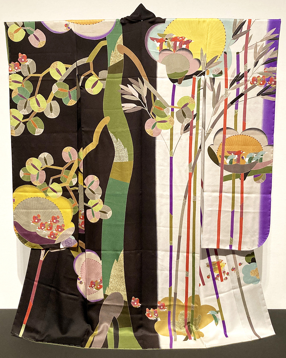 上原利丸《振袖 松竹梅・廻》画像