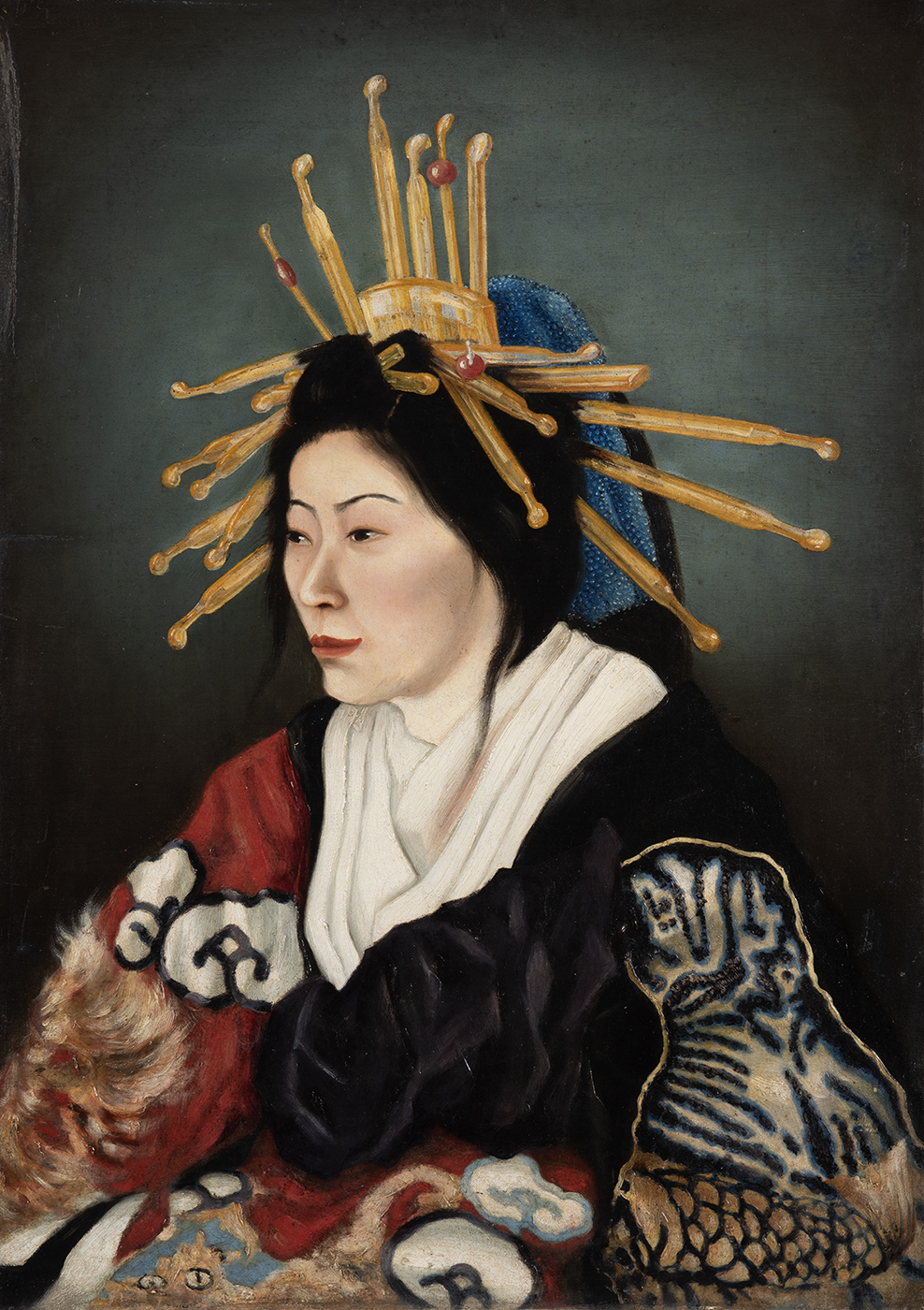 高橋由一《花魁》画像