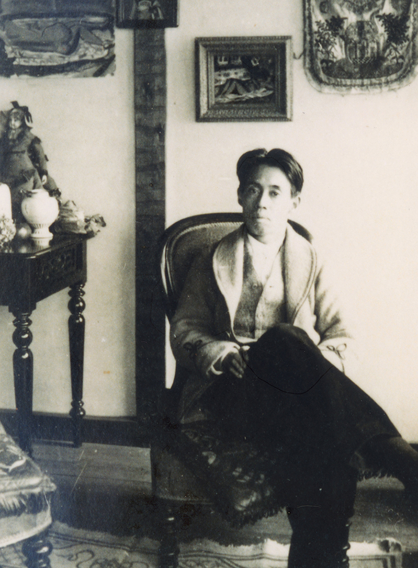 アトリエの小出楢重