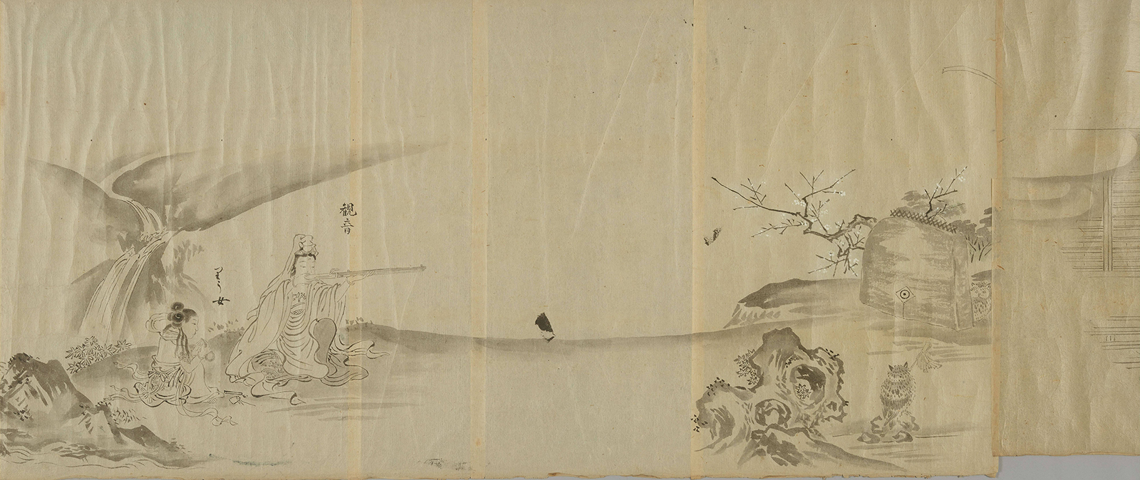 《麻布一本松狩野家資料》より「滑稽仏画」