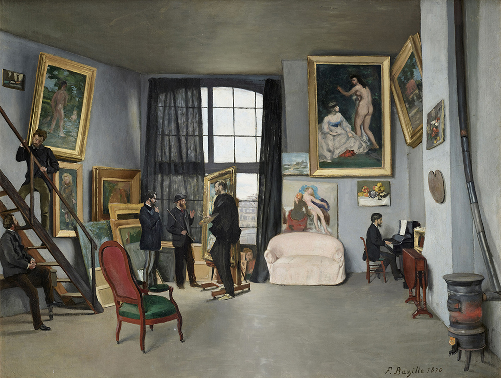 フレデリック・バジール《バジールのアトリエ、ラ・コンダミンヌ通り》画像