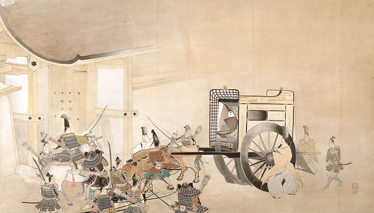 菱田春草《平重盛》画像