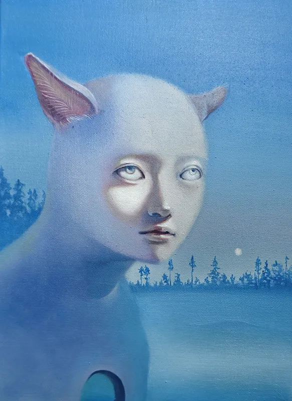 弓月《夜の皮膚》