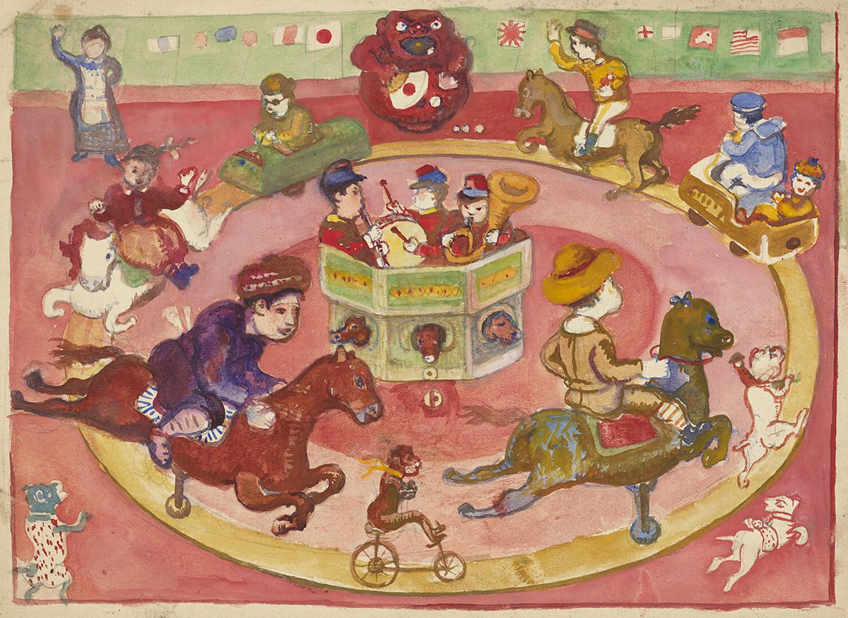 小林徳三郎《モクバクワン 画稿4》画像