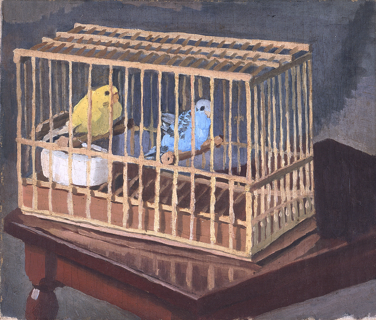 小林徳三郎《鳥籠》画像