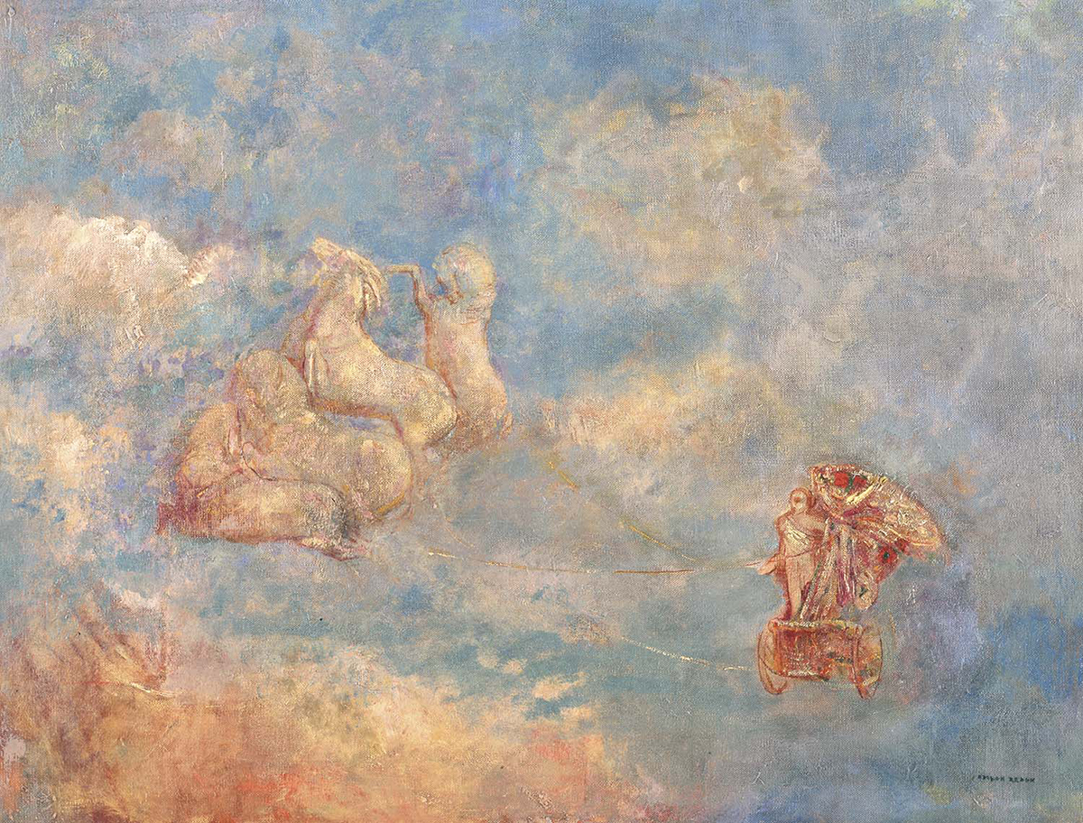 オディロン・ルドン《アポロンの馬車》画像