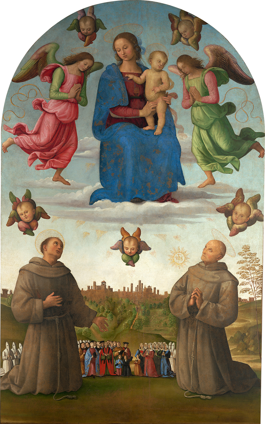 ペルジーノ《正義の旗》画像