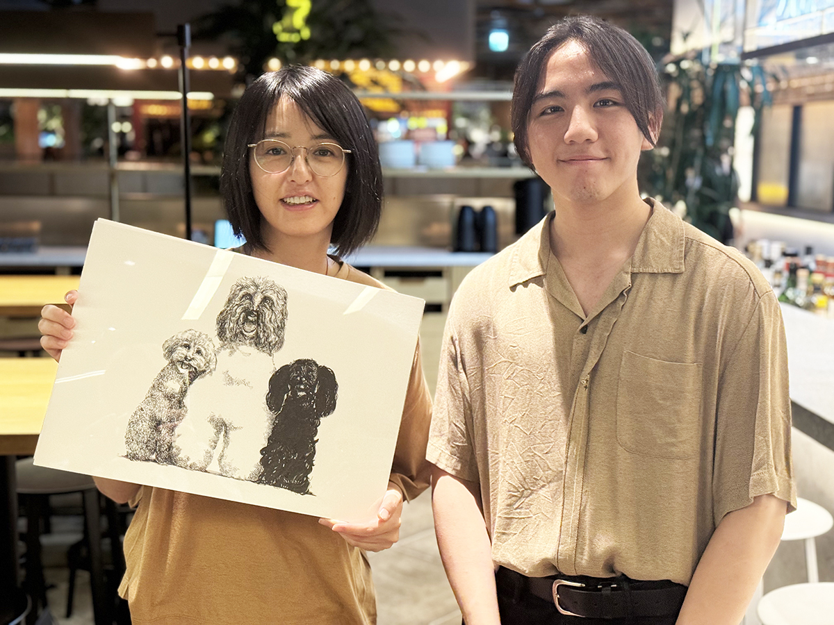 加藤清志郎さんと小松のポートレート