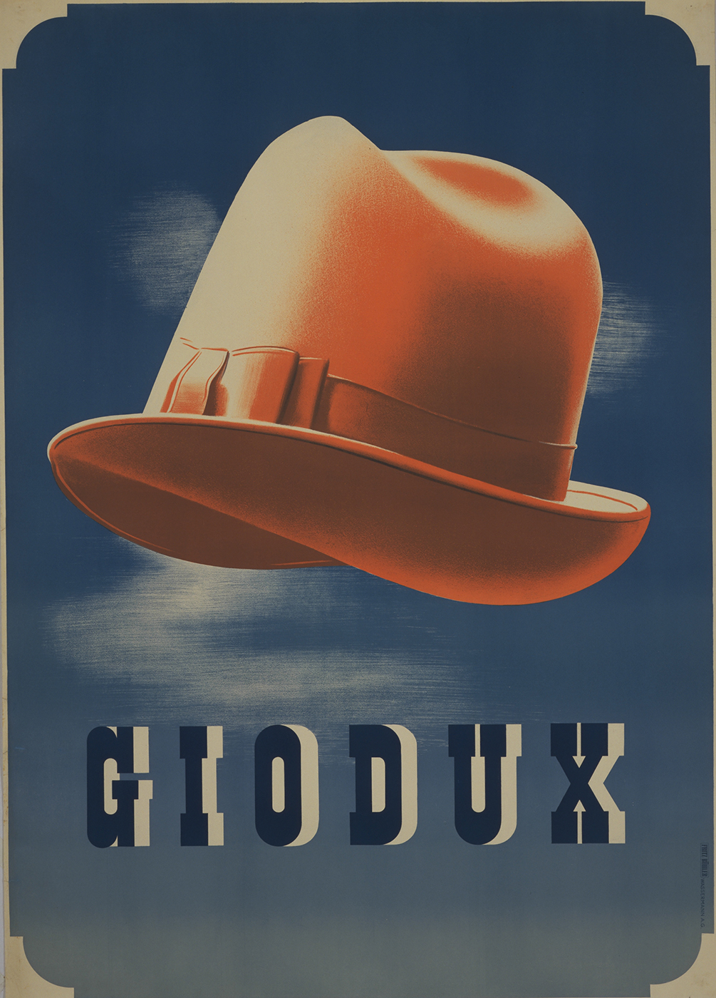 フリッツ・ビューラー《ポスター「ジオデュの帽子」》画像