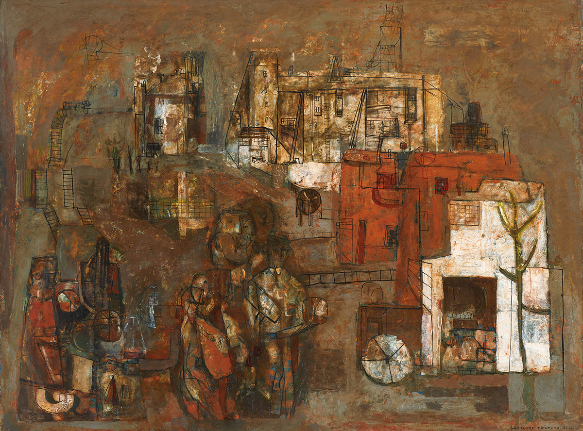 松本竣介《N駅近く》画像